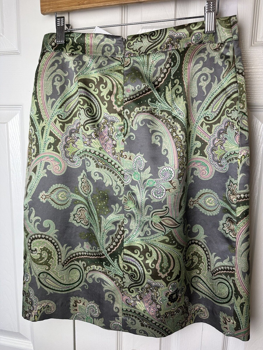 【関税&送料込】Etro Paisley Print Silk Flounced Skirt Paisley cotton and silk maxi skirt in red - Etro | Mytheresa