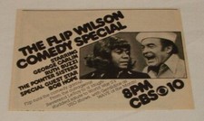 1975 CBS tv ad ~ THE FLIP WILSON COMEDY SPECIAL Bob Hope