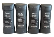 4 X DOVE MEN + CARE Purifying Charcoal Antiperspirant Deodorant Solid 74g
