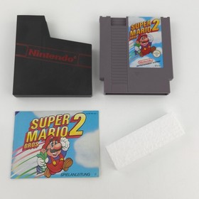 Nintendo NES Spiel: Super Mario Bros. 2 - Modul Anleitung OVP (PAL-B NOE)