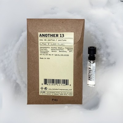2x Le Labo Another 13 Eau de Parfum Sample Vial .025 oz /0.75ml
