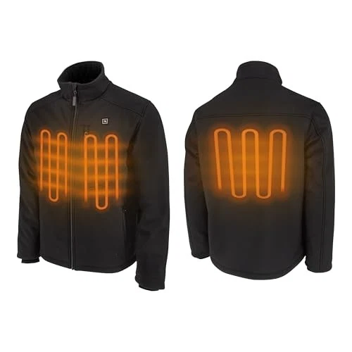 Radians Men's Standard Heated Apparel-Jackets, Black XL