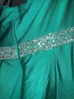 Rare HTF Sherri Hill Green Jeweled Prom Ball Pageant Evening Formal Dress — photo 3