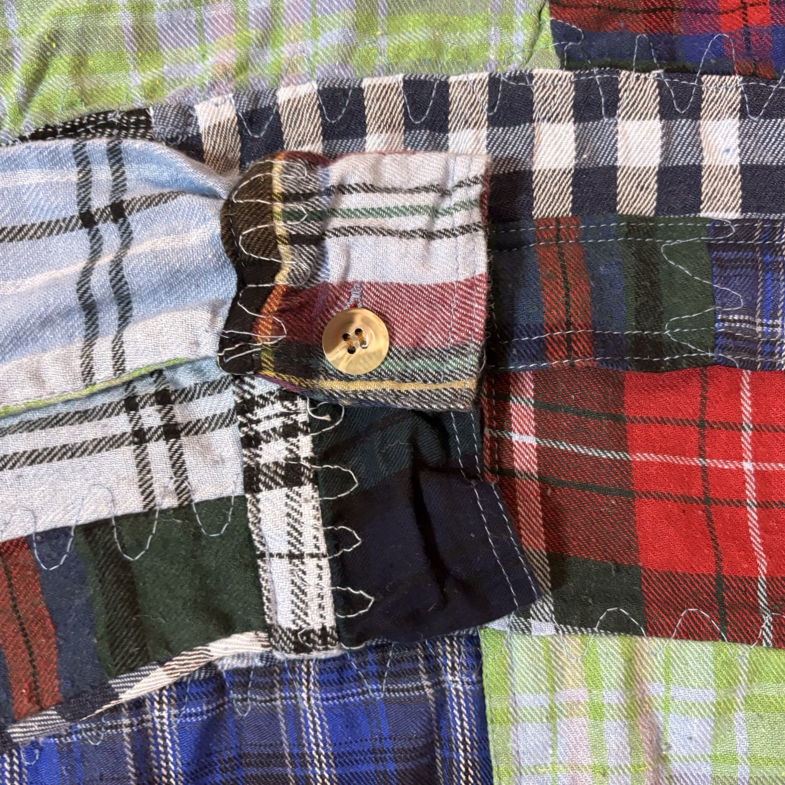 Earthbound Trading Patchwork Colorblock Long Slee… - image 3