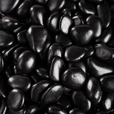 30lb Black River Rock, Suitable for Aquarium Gravel, vase Decorative Stone, P...