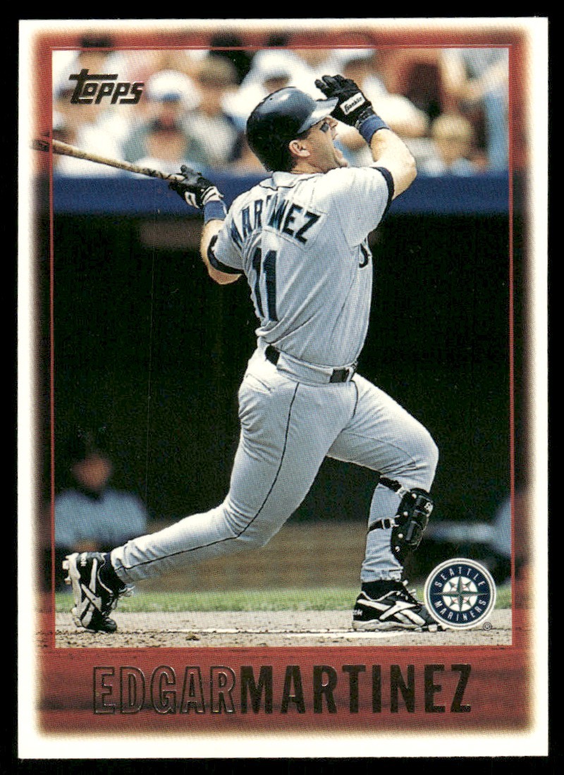 1997 Topps Edgar Martinez Seattle Mariners #95