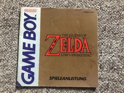 Zelda Link s Awakening Spieleanleitung, Nintendo Gameboy 