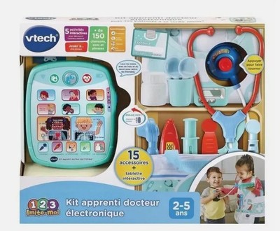 VTech - Elektronisches Lehrlings-Set, Doktorkoffer mit interaktiv Französisch