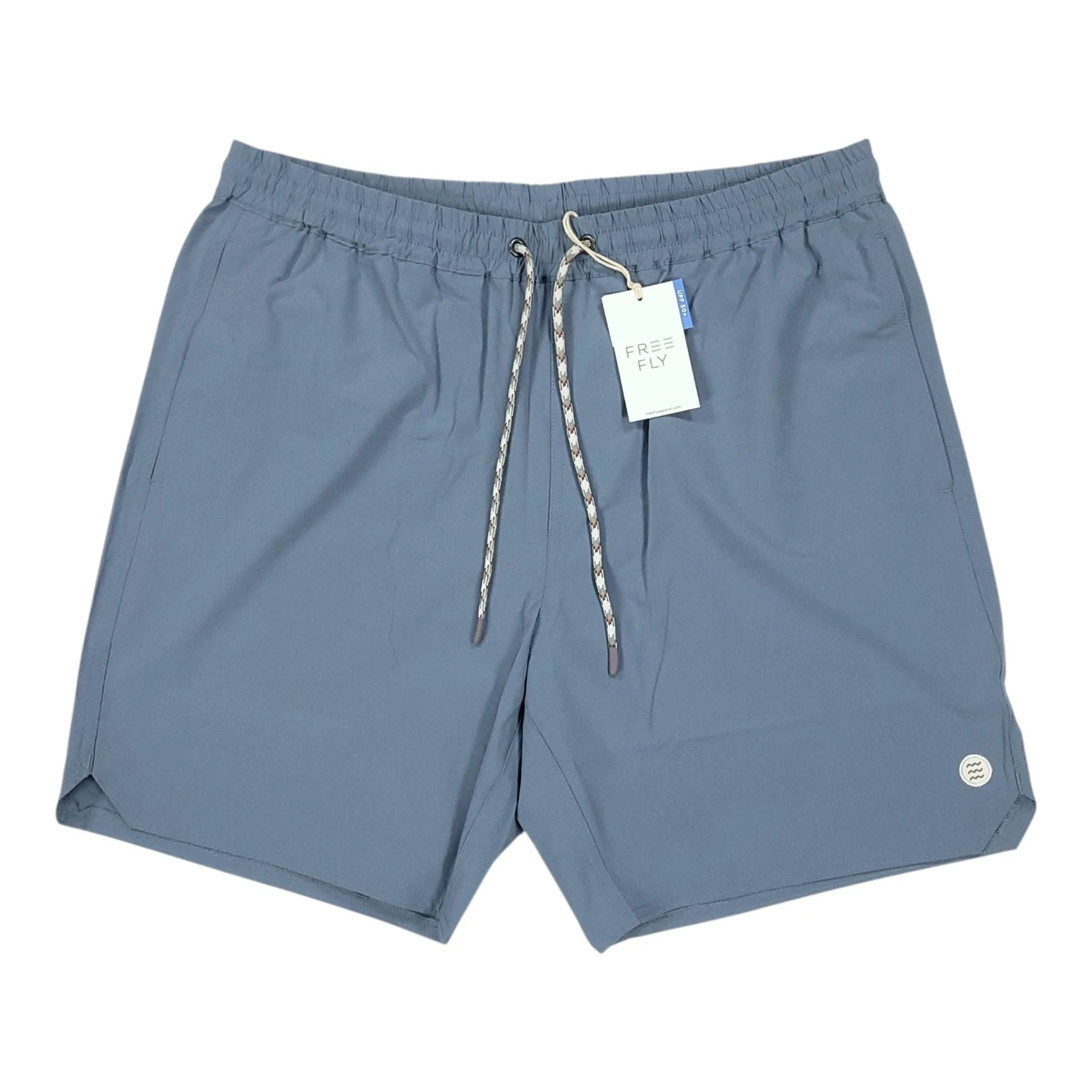 FREE FLY Men's LARGE Andros Shorts Pacific Blue Swim Trunk 7" Fishing NEW $78