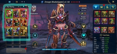 Raid Shadow Legends | 30 M Power | 8Myt - 229Leg | 10k Live Arena + Titus Pve