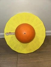 Vintage 80’s Full Size Pogo Ball Yellow And Orange Pogo Bal Balance Ball