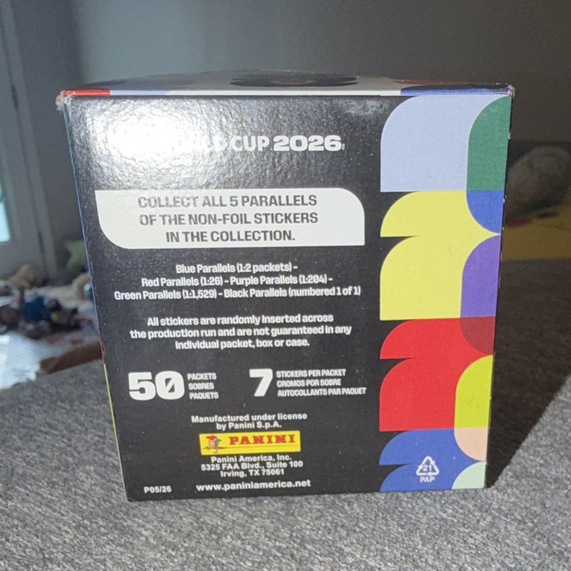 Panini FIFA World Cup 2026 Sticker Collection Sealed Box, Original