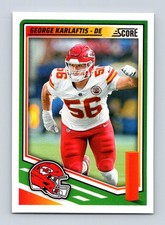 George Karlaftis 2025 Score #158 Kansas City Chiefs DE