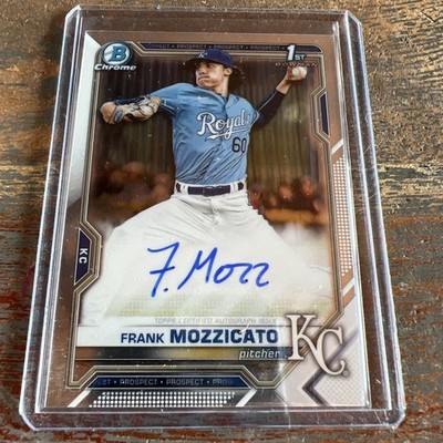 2021 Bowman Draft - Chrome Draft Pick Autographs Frank Mozzicato #CDA-FM (AU,...