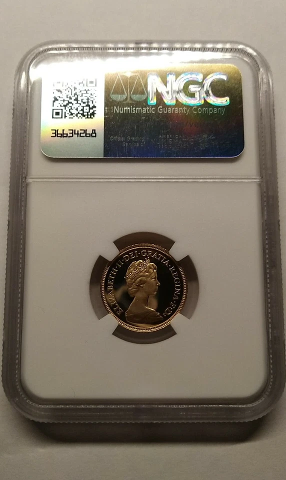 1980 Gold Proof Half Sovereign, NGC PF70 Ultra Cameo - Image 4 of 4