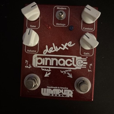 Wampler Pedals Pinnacle Deluxe Distortion Booster Boost Guitar Effect Pedal