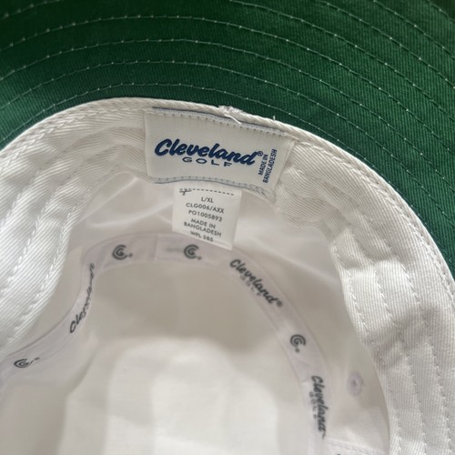 Cappello da golf Cleveland Golf 2025 primavera uomo secchiello bianco taglia L/XL NUOVO! - Foto 4 di 4