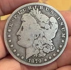 1879 CC Morgan Silver Dollar Carson City Key Date Rare No Reserve Free S&H PQ