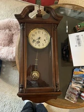 Sligh Key Wound Wall Clock with Westminster Chime