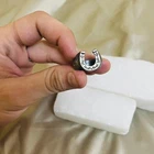 Sterling Silver Horseshoe Ring Engraved Western Statement Band