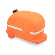 Sewer Hose Weight  Retro RV Shape, Fillable with Water or Sand Orange