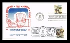 DR JIM STAMPS US COVER WRIGHT BROTHERS AIR MAIL FDC COMBO DUAL CANCEL