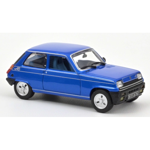Renault 5 Alpine 1977 Blue REPROD.2024 1:43 Norev Auto Stradali -D- Neues Modell-image