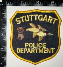 VINTAGE OBSOLETE Stuttgart Arkansas AR Police Patch