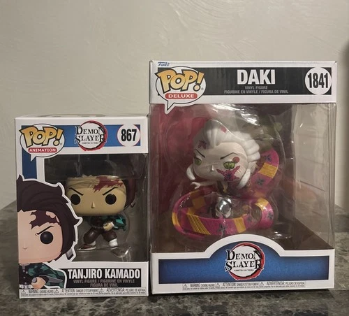 Demon Slayer Funko Pop Bundle – Damaged Daki + Tanjiro