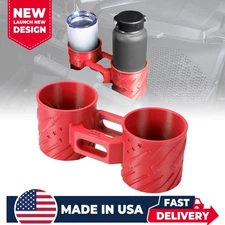 Red Cup Holder Beverage Mount for 2024-2025 Polaris RZR XP 1000 / 4 1000 18-40oz