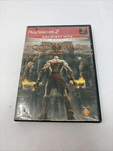 God of War 2 Greatest Hits Edition Two Disc set red label for Ps2