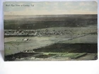 1911 POSTCARD BIRDS EYE VIEW OF LINDSAY CA HOMES SKYLINE RARE VIEW LINDSAY CANCE