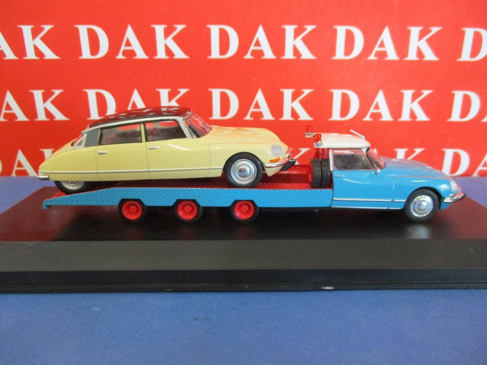 Die cast 1/43 Modellino Auto Citroen DS21 Tissier Porte Voitures + Citroen DS21 - Immagine 4 di 4