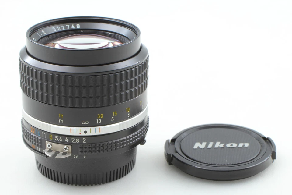 [N MINT] Nikon Ai-s Ais Nikkor 85mm f2 Portrait MF Lens For FM2 F3 From JAPAN - Image 2 of 4