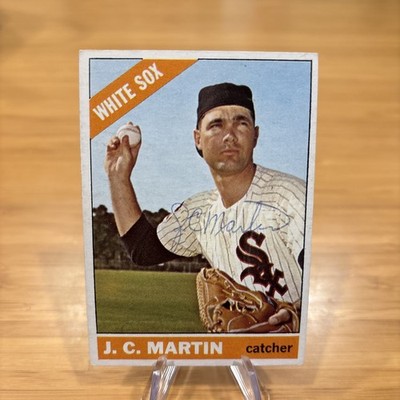 J.C. Martin Signed Autographed 1966 Topps Card #47 Chicago White Sox Card