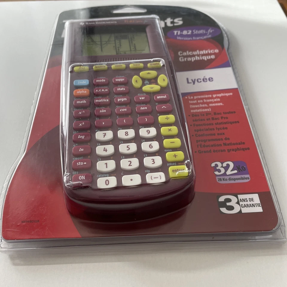 Calculatrice TI-82 Stats.fr - Texas Instruments - NEUVE Scellée NEUF - Photo 4/4