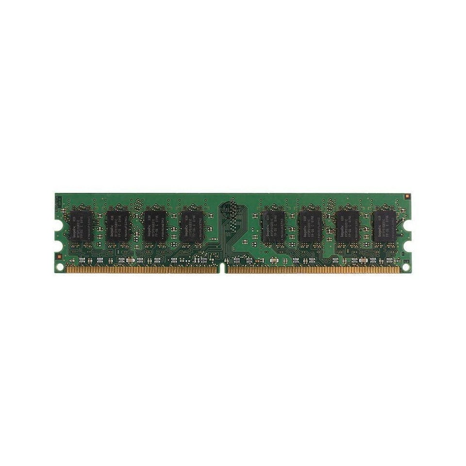 MEMORIE RAM HYNIX 2 BANCHI 2 x 2 GB (4 GB) DDR2 800 MHz DIMM PC2 DESKTOP - Immagine 3 di 4