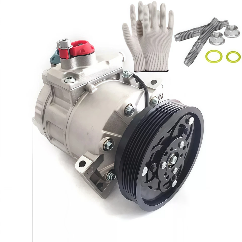 AC A/C Compressor with Clutch for 2008-2012 Land Rover LR2 3.2L 67675 68675 - Изображение 3 из 4