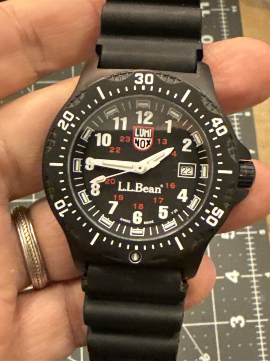 Luminox LL Bean Black Ops Steel A.8401 Rubber Strap Men's Watch