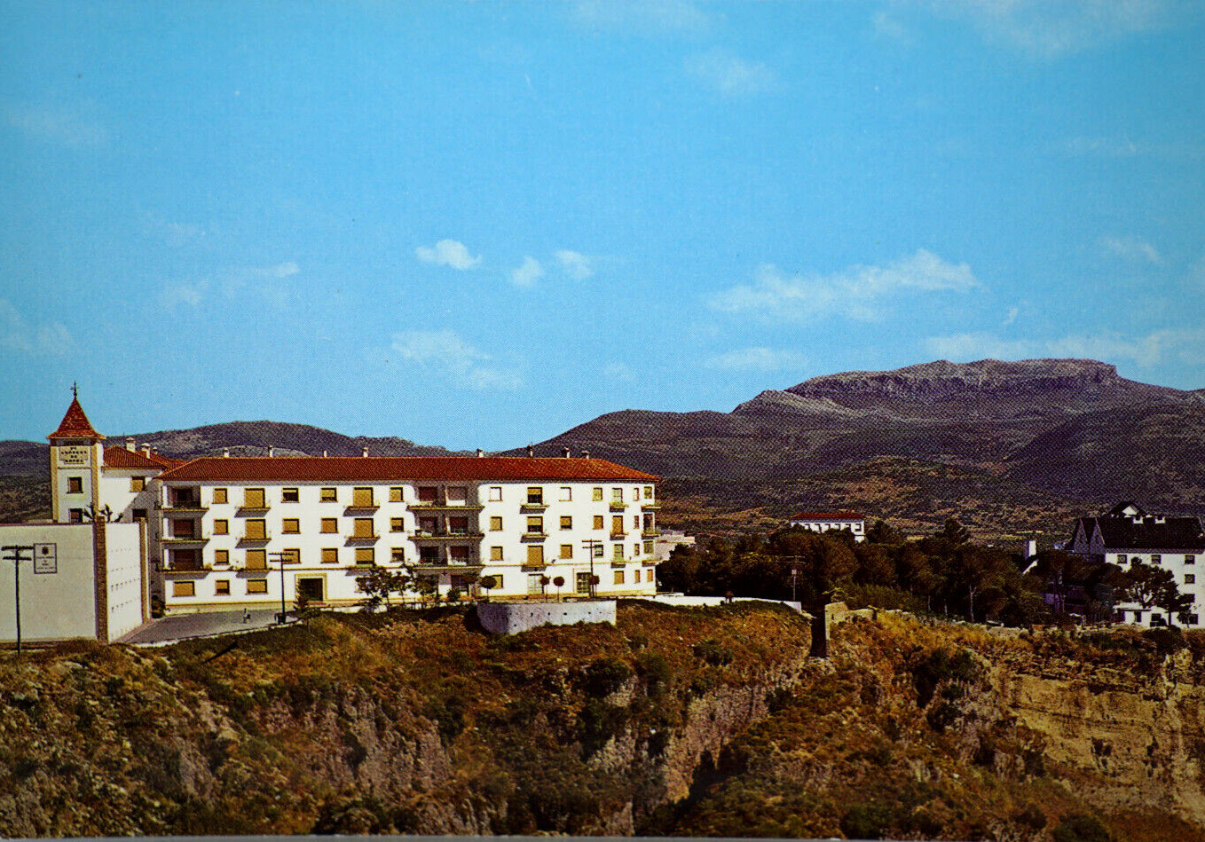 Postal España Tajo Cliff-Sided Hotel Reina Victoria Wellness & Spa Ronda Málaga