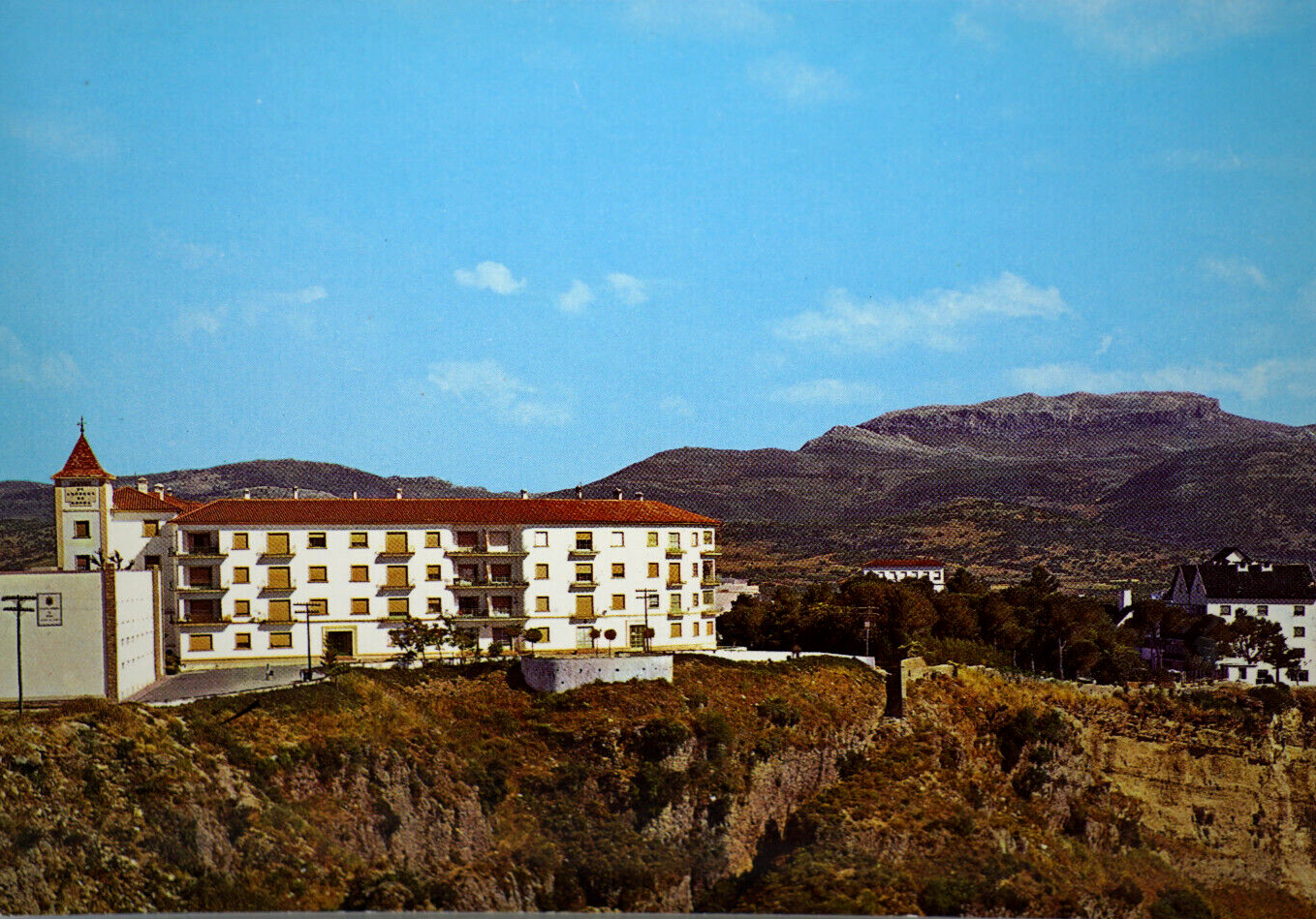 Postcard Spain Tajo Cliff-Sided Hotel Reina Victoria Wellness & Spa Ronda Malaga