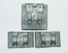 HubbellBell (1) 5157-0 Two Gang Two Reciptical (2) 5180-0 Single Gang Device Co