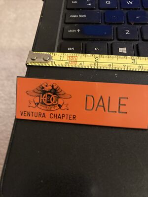 Vintage Pin - HOG Harley Owners Group , Member badge Ventura Chapter - DALE