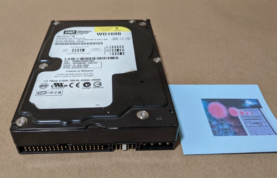 WD Caviar SE WD1600JB-00GVA0 160GB Enhanced IDE HDD Ubuntu 18.04 32bit Bootable - Image 2 of 4