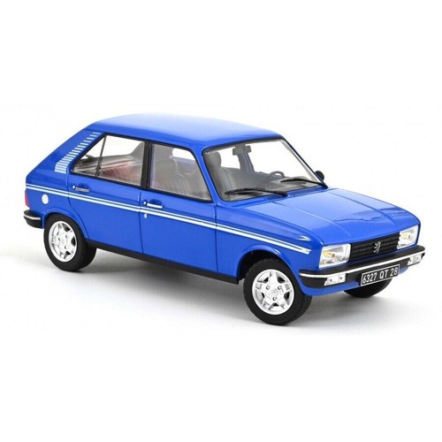 Peugeot 104 S de 1981 Bleu Ibis au 1/18 de NOREV 184903 - Imagen 2 de 4