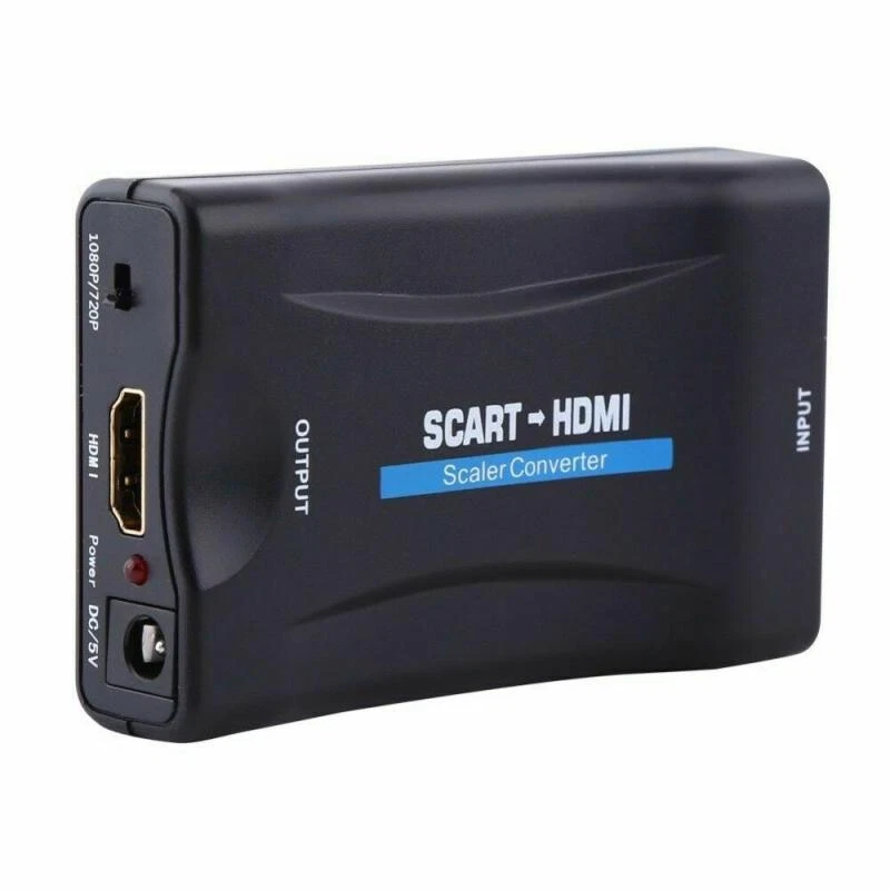 Scart zu HDMI Konverter Adapter Video Audio Upscale AV Signal 1080P HD Receiver - Bild 2 von 4