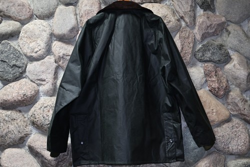 Abrigo Chaqueta Barbour Clásico Bedale Cera Verde Salvia MWX0018SG95 $435 Nuevo Talla 52 - Imagen 8 de 8