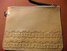 BELLUCCI Luxury - Tasche Leder braun Kosmetiktäschen Reißverschluss intakt Mappe