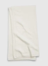 NWT Baby Gap Cashsoft Ivory Frost Blanket 40" x 40" Unisex Super Soft!