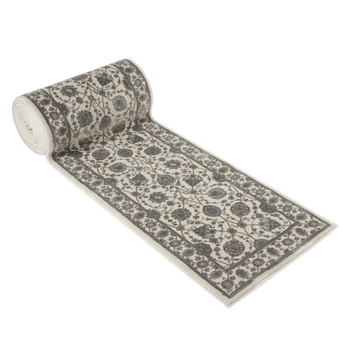 25' Stair Runner Rugs Luxury Collection Stair Carpet Runners (Ivory